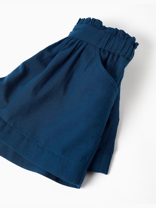 Short en coton avec taille élastique You&Me - Kiabi Short en coton avec taille élastique You&Me - Kiabi