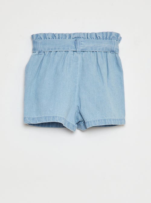 Short en coton esprit denim - Kiabi