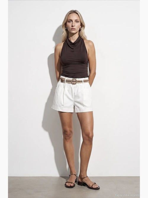 Short en coton et élasthanne dilvin - Kiabi Short en coton et élasthanne dilvin - Kiabi