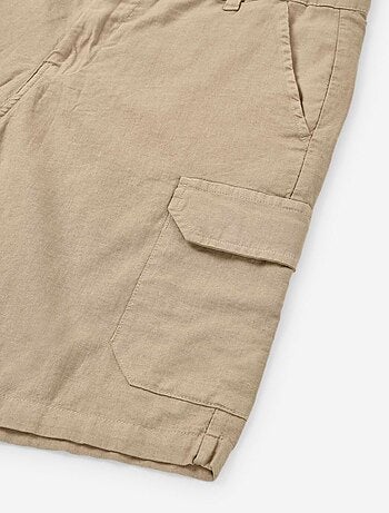 Short en Coton et Lin