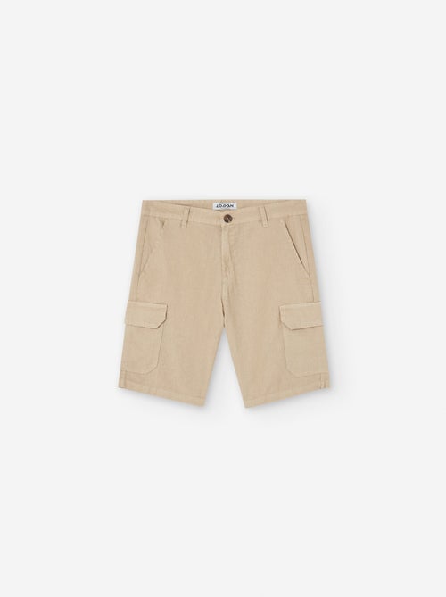 Short en Coton et Lin - Kiabi