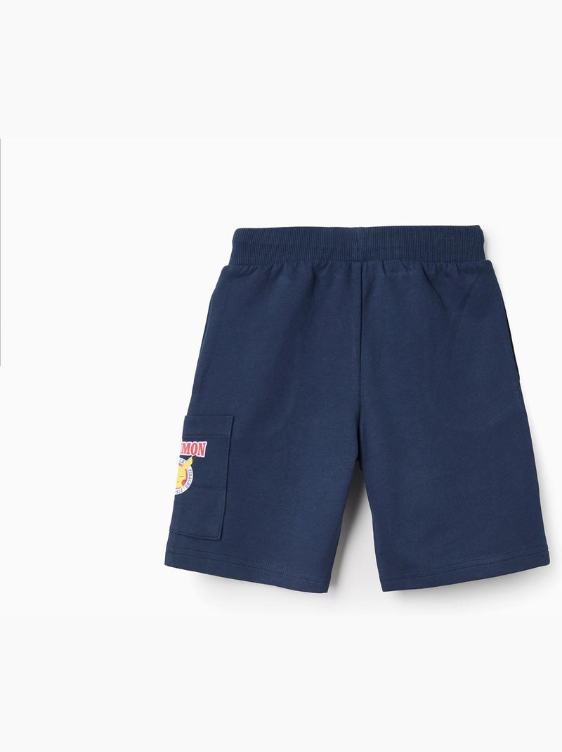 Short en Coton Pokémon Bleu foncé - Kiabi