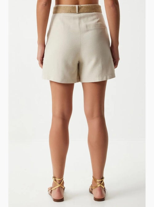 Short en coton taille haute et jambes larges istanbul - Kiabi