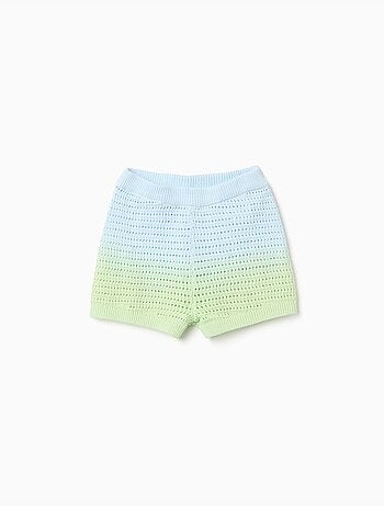 Short en croché avec effet dégradé