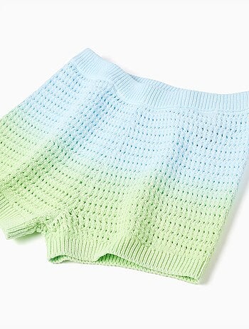 Short en croché avec effet dégradé