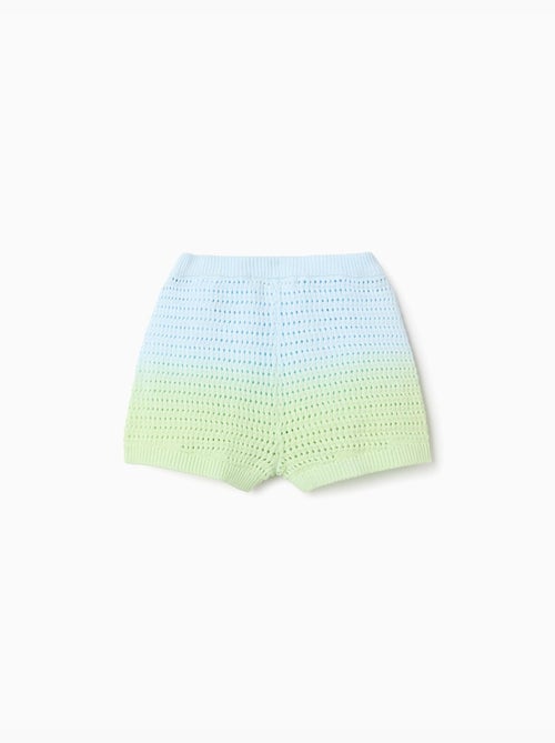 Short en croché avec effet dégradé - Kiabi
