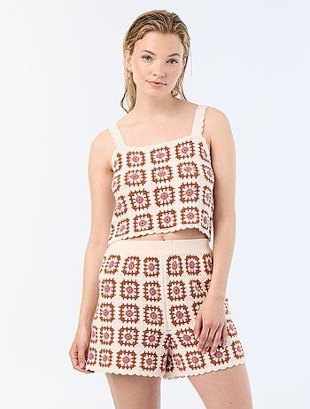 Short en crochet