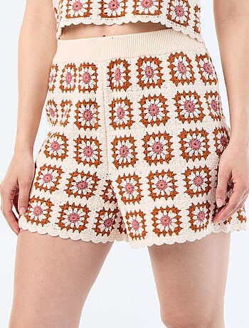 Short en crochet