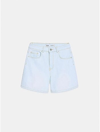 Short en denim à taille haute et jambe large dilvin