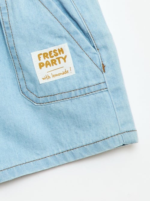 Short en denim avec 2 grandes poches - Kiabi