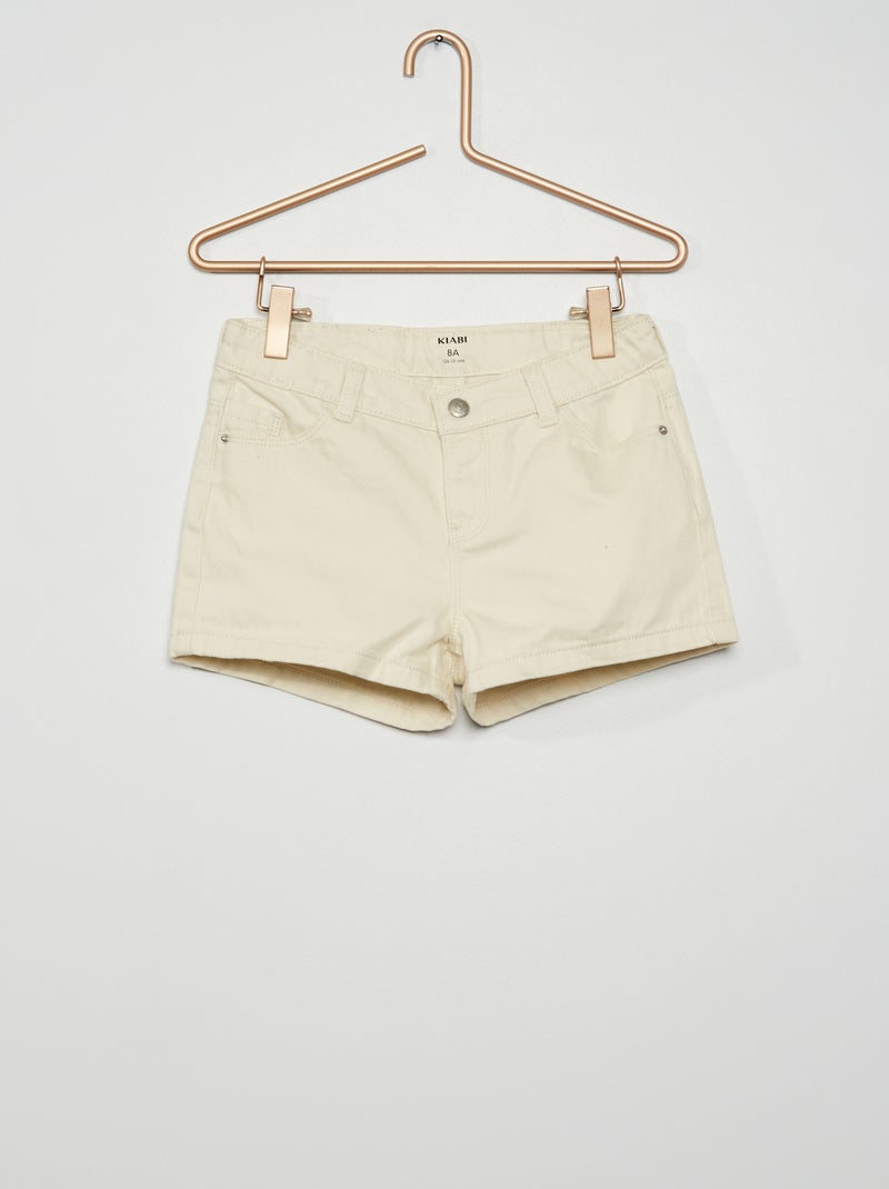 Short en denim blanc - Kiabi