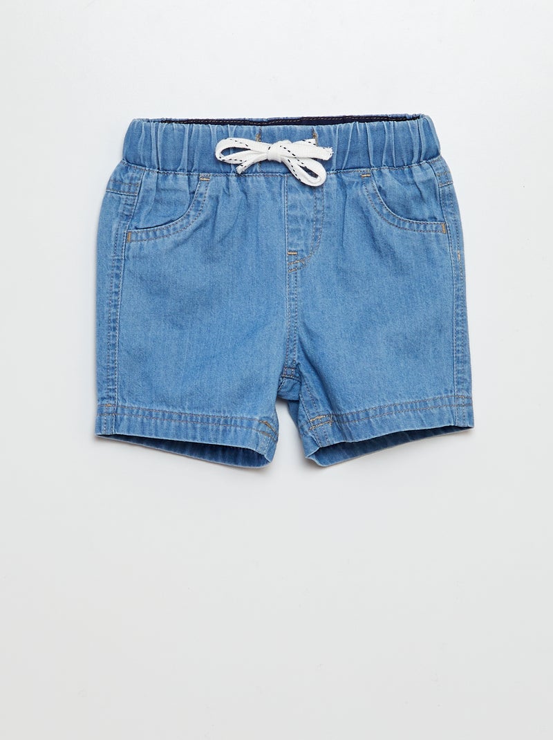 Short en denim Bleu - Kiabi