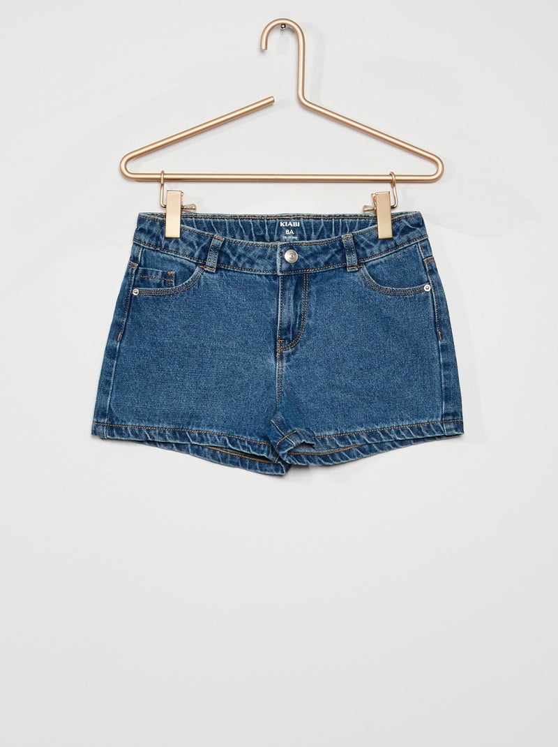 Short en denim bleu - Kiabi