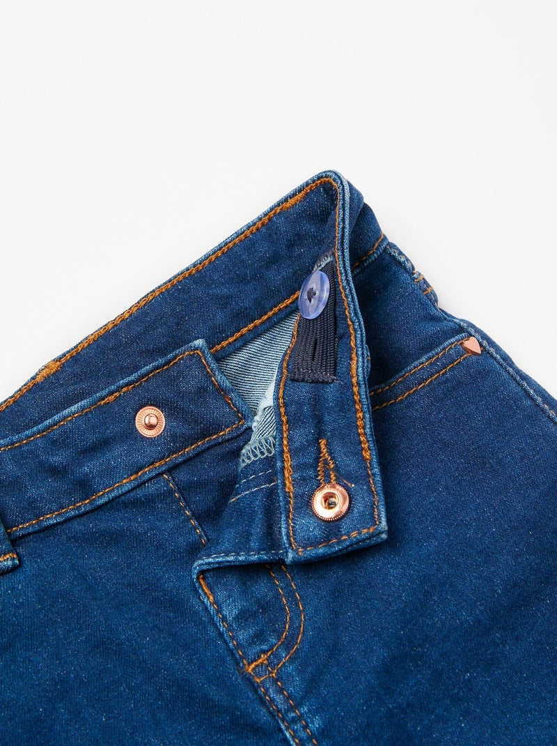 Short en Denim de Coton Bébé Bleu - Kiabi