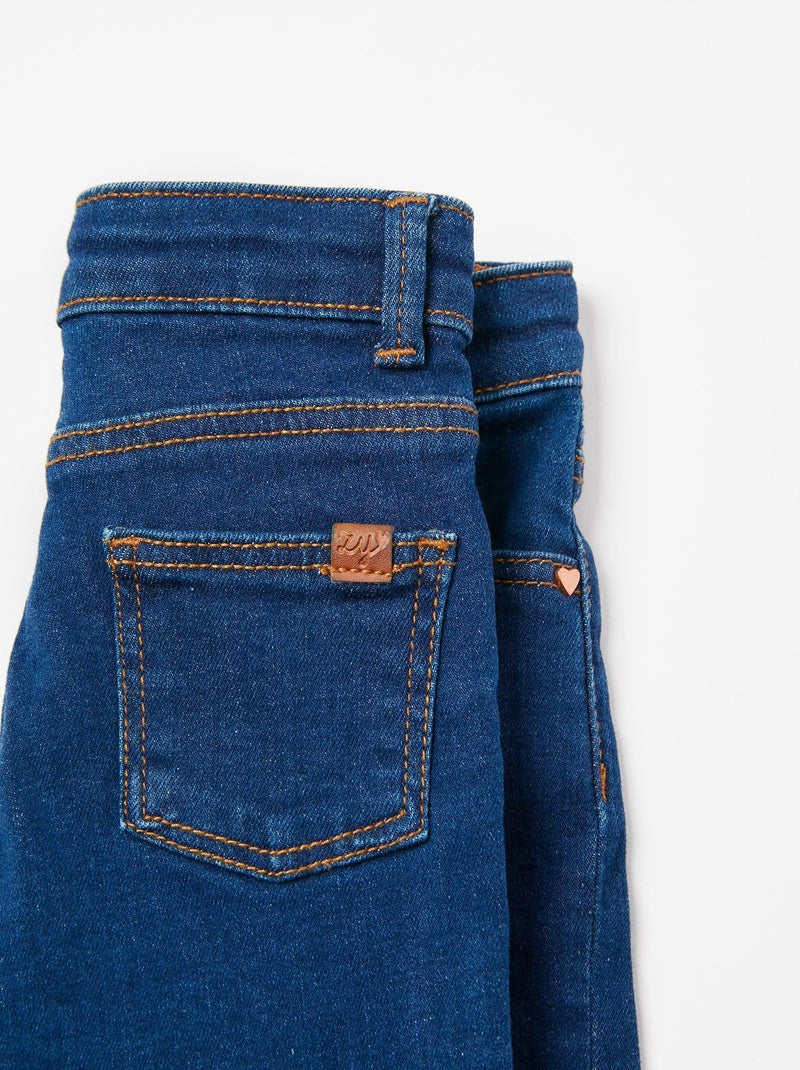 Short en Denim de Coton Bébé Bleu - Kiabi