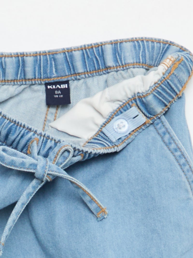 Short en  denim léger Bleu - Kiabi