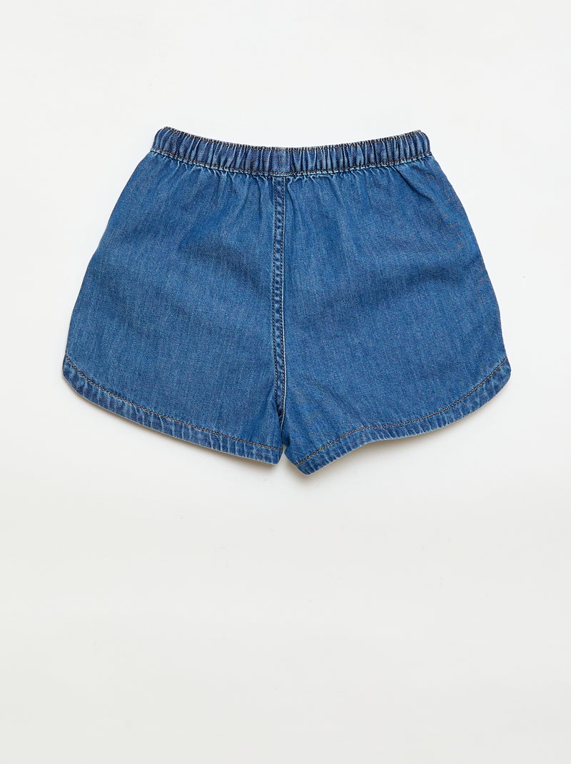Short en  denim léger Bleu - Kiabi