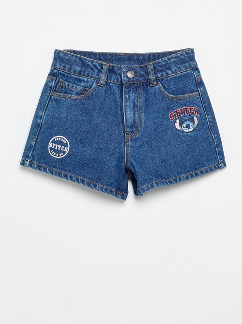 Short en denim 'Stitch' - Kiabi Short en denim 'Stitch' - Kiabi