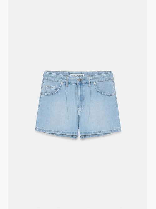 Short en denim taille haute avec ceinture dilvin - Kiabi