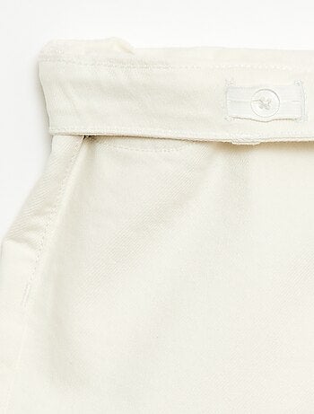 Short en denim taille haute