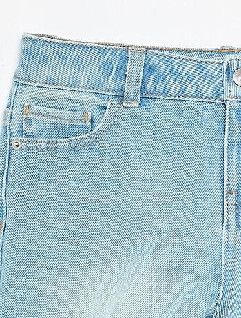 Short en denim taille haute
