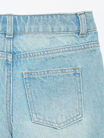 Short en denim taille haute