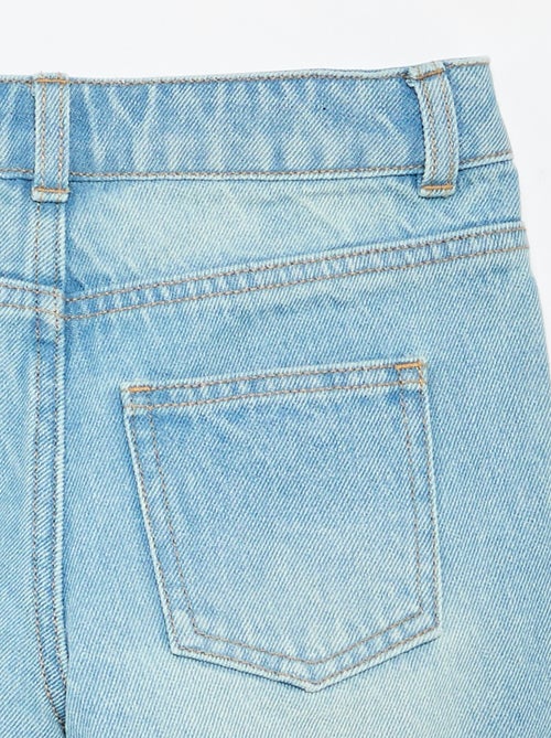 Short en denim taille haute - Kiabi