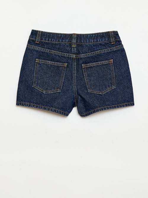 Short en denim taille haute - Kiabi