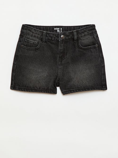 Short en denim taille haute - Kiabi