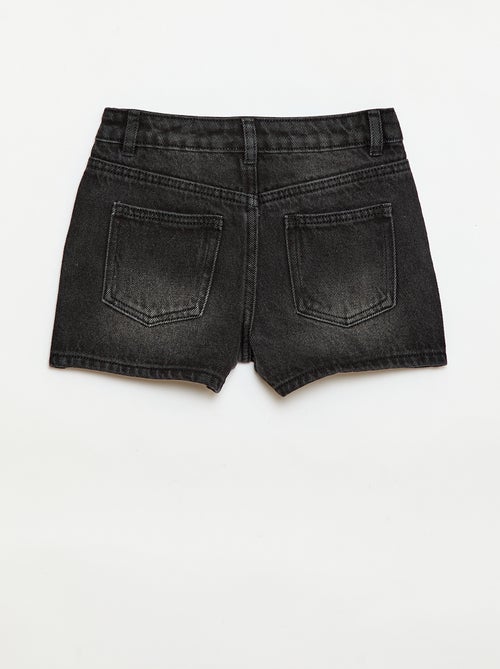 Short en denim taille haute - Kiabi
