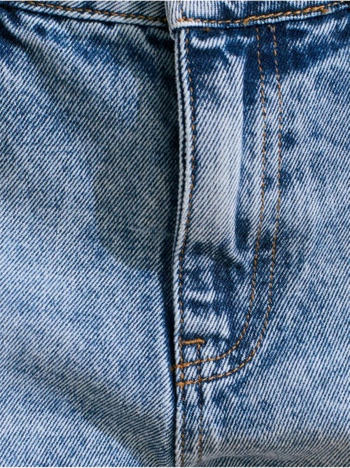 Short En Denim Taille Haute Pour Femme - Kiabi