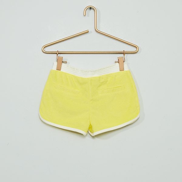 Short En Eponge Fille 3 12 Ans Jaune Kiabi 3 50