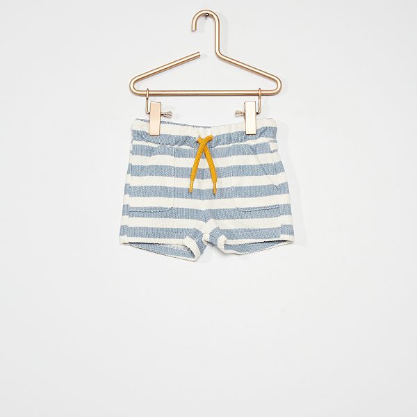 Short En French Terry Bebe Garcon Blanc Kiabi 8 00
