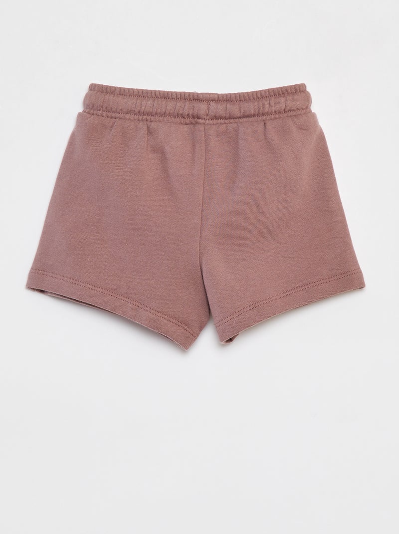 Short en french terry 'Disney' VIOLET - Kiabi