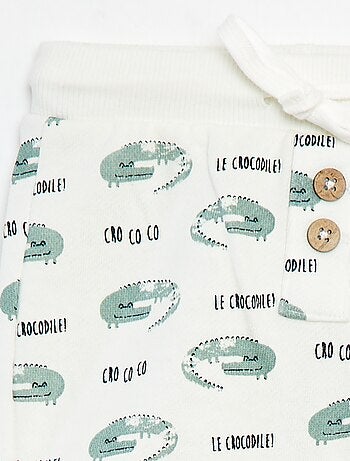 Short en french terry imprimé