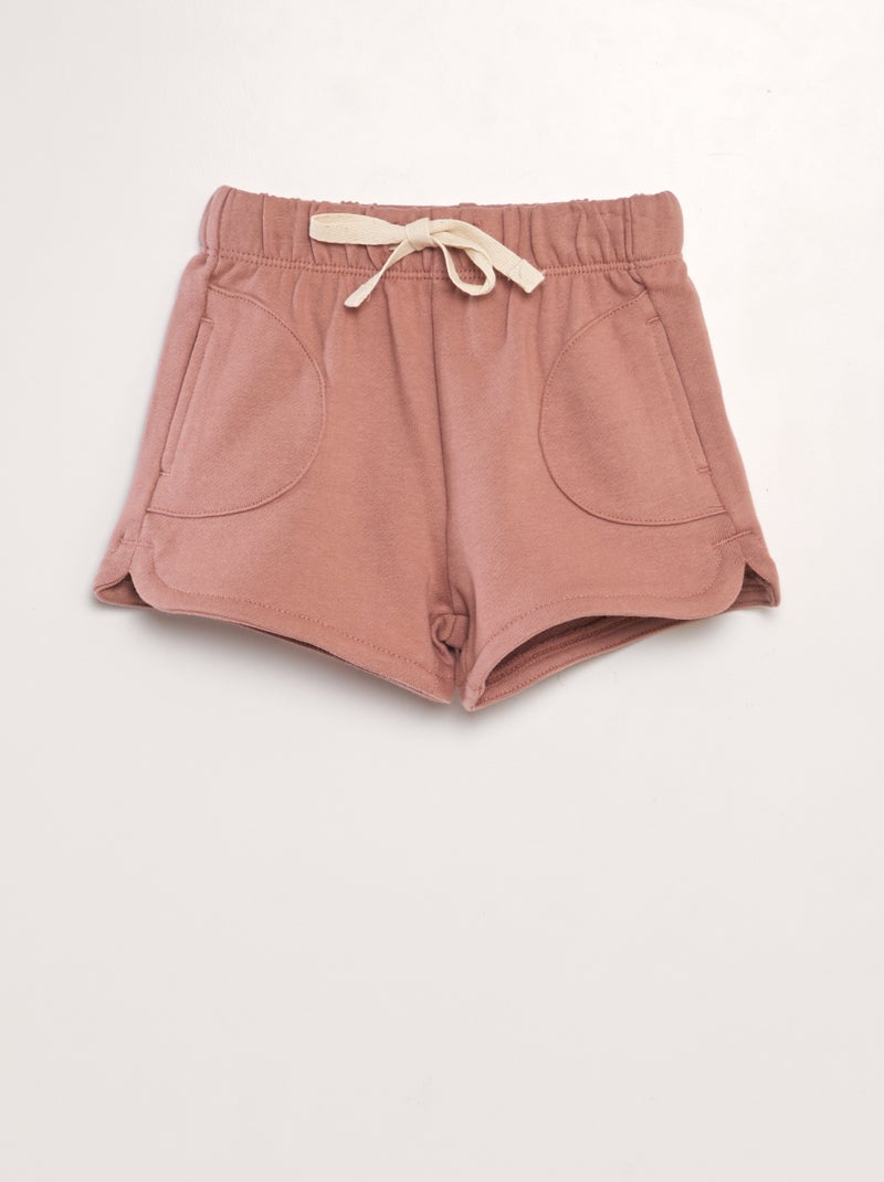 Short en french terry Rose - Kiabi