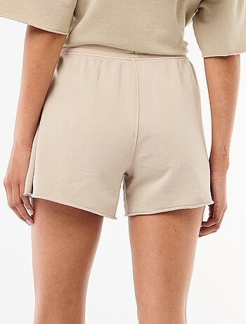 Short en French Terry uni