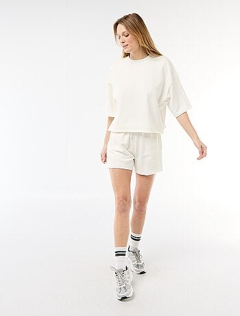 Short en French Terry uni