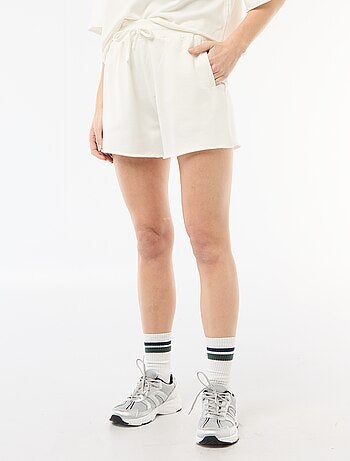 Short en French Terry uni
