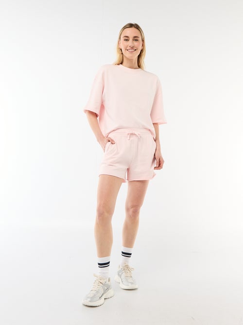 Short en French Terry uni - Kiabi