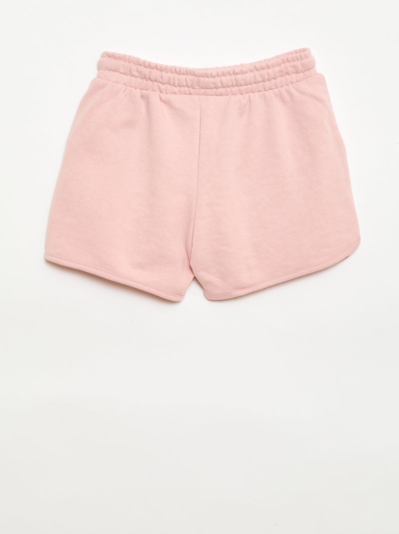 Short en french terry uni Rose - Kiabi