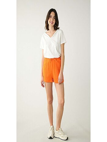 Short en gaze de coton 'Deeluxe'