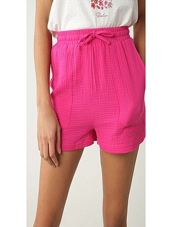 Short en gaze de coton 'Deeluxe'