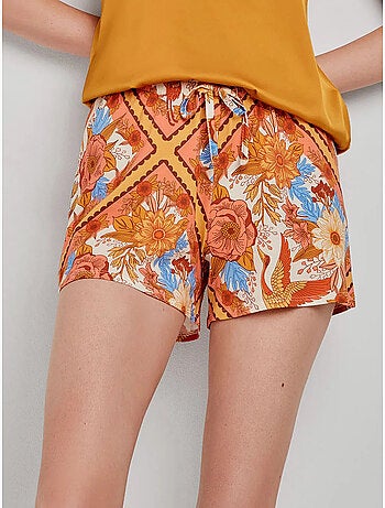 Short en imprimé oriental