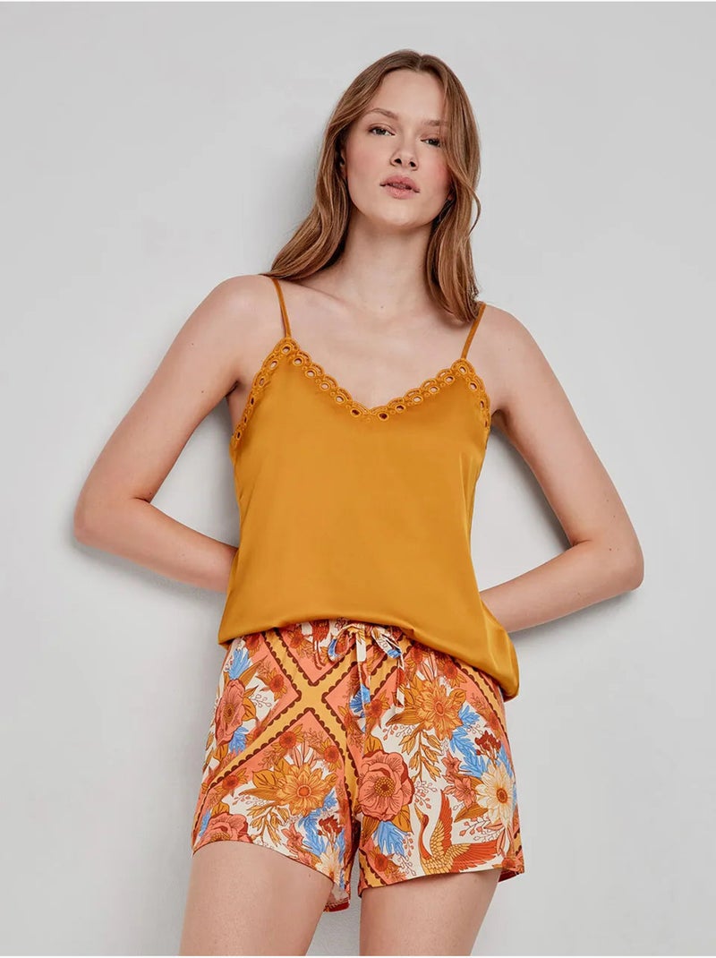 Short en imprimé oriental Multicolore - Kiabi