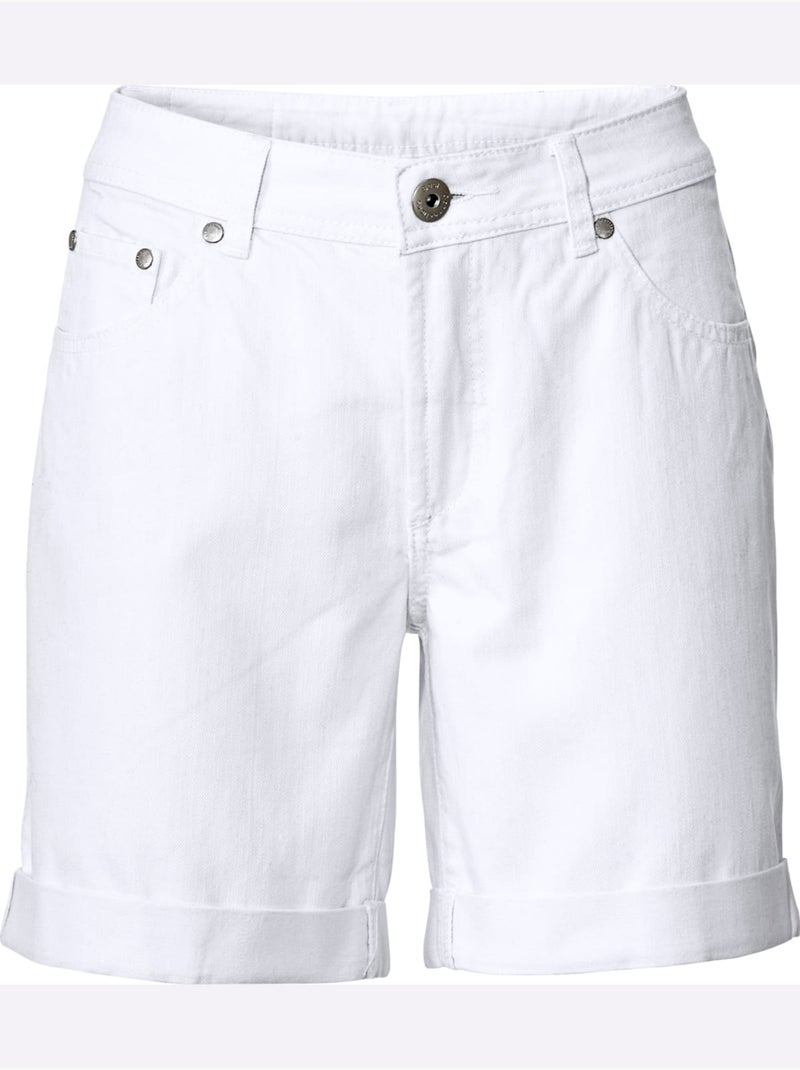 Short en jean - taille standard - helline Blanc - Kiabi