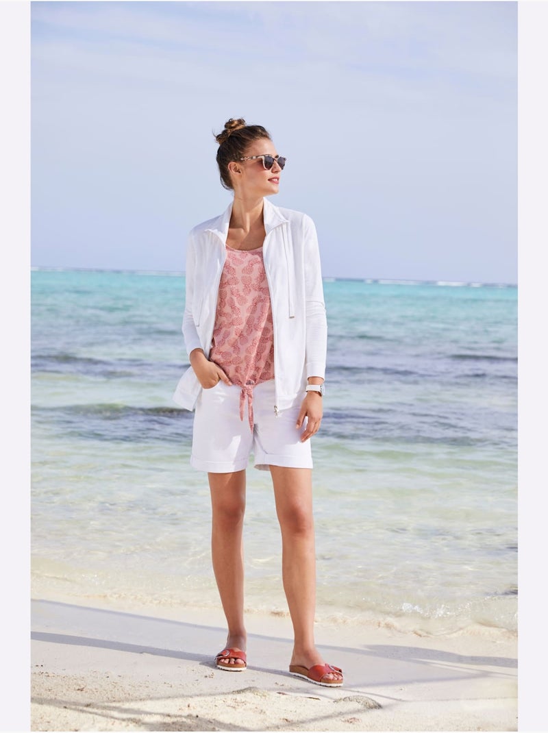 Short en jean - taille standard - helline Blanc - Kiabi