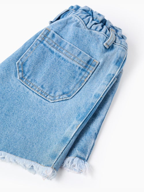 Short en jean à ourlets effilochés - Kiabi