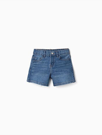 Short en jean ajusté avec cinq poches