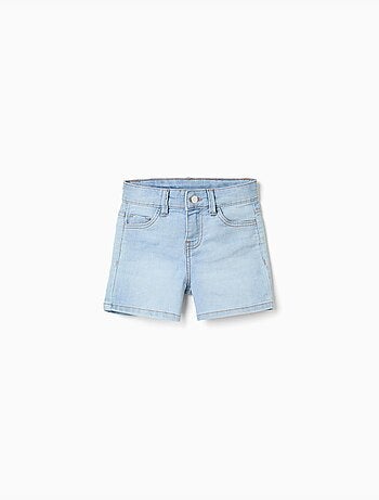 Short en jean ajusté avec cinq poches
